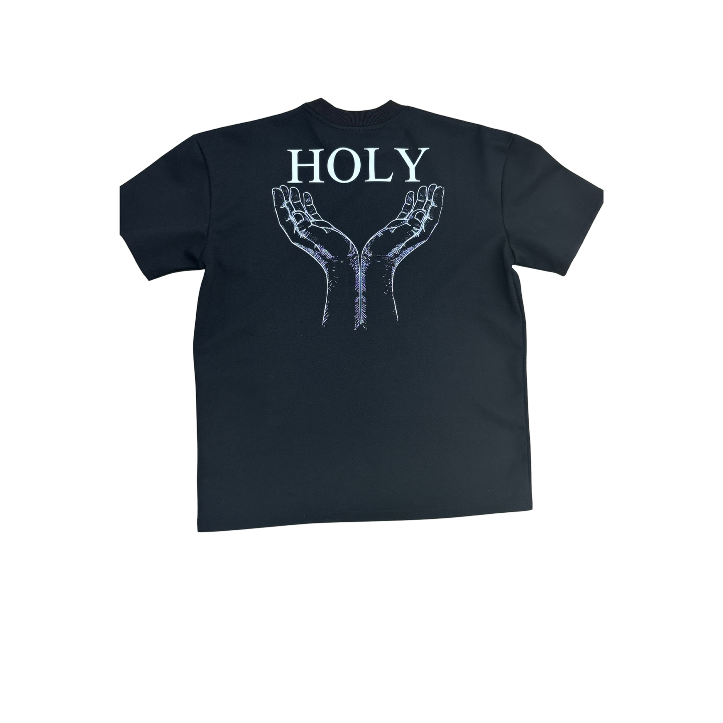 Men's Premium Praise Holy Hand Black Shirt