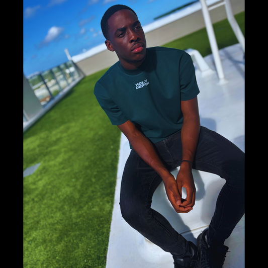 Men's Luxury Traditional Holy Cross Green Shirt