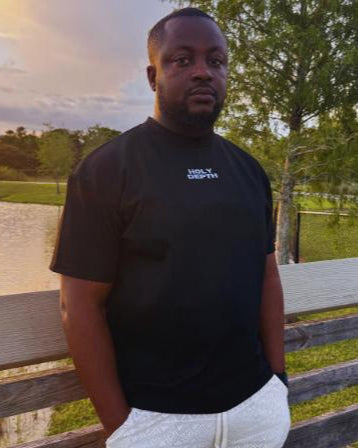 Luxury Black Holy Hand Shirt