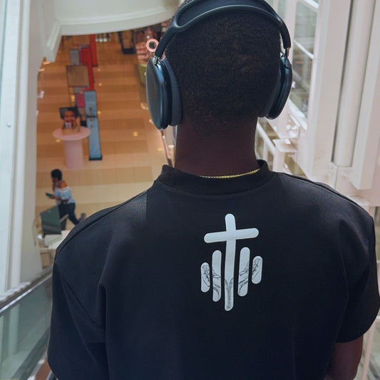 Men's Luxury Traditional Holy Cross Black Shirt