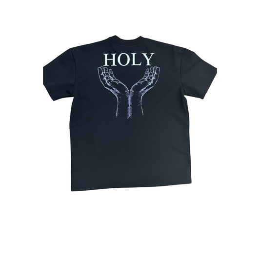 Men's Premium Praise Holy Hand Black Shirt