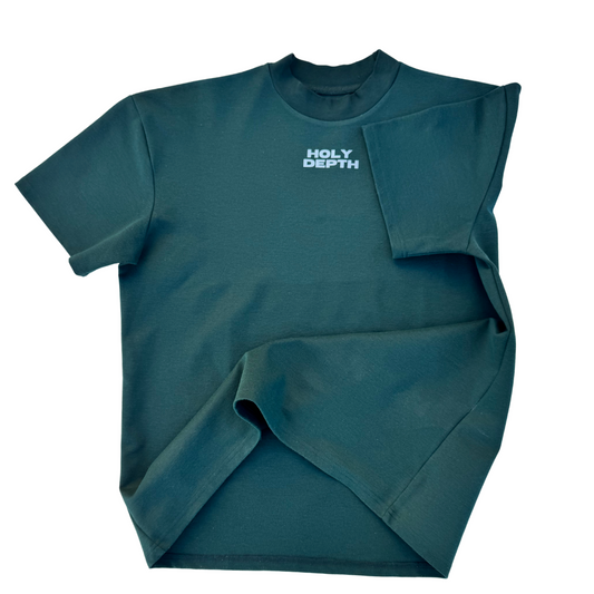 Men's Luxury Traditional Holy Cross Green Shirt